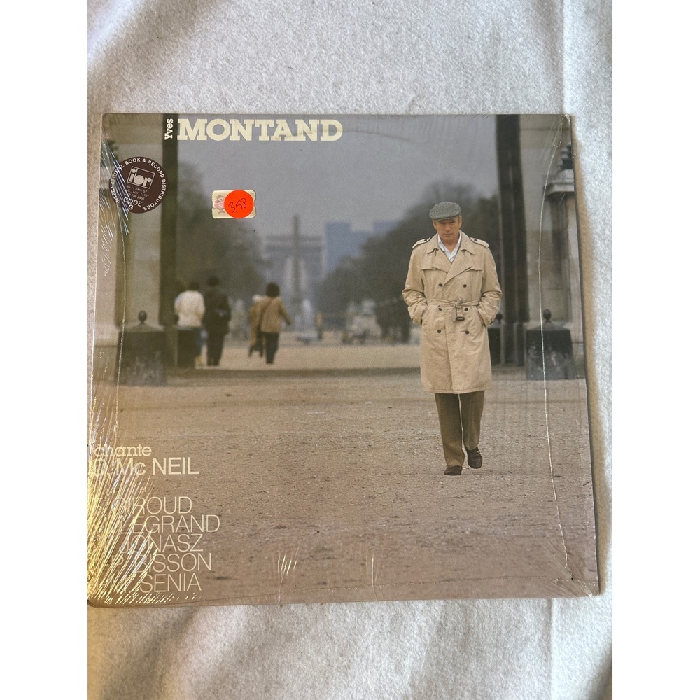 Philips Yves Montand Chante David McNeil Vinyl LP‎ 12" 1984 France Good Chanson